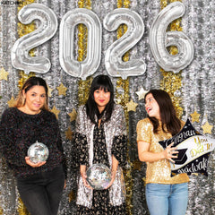 KatchOn 2026 silver balloon packaging, compact for storage.