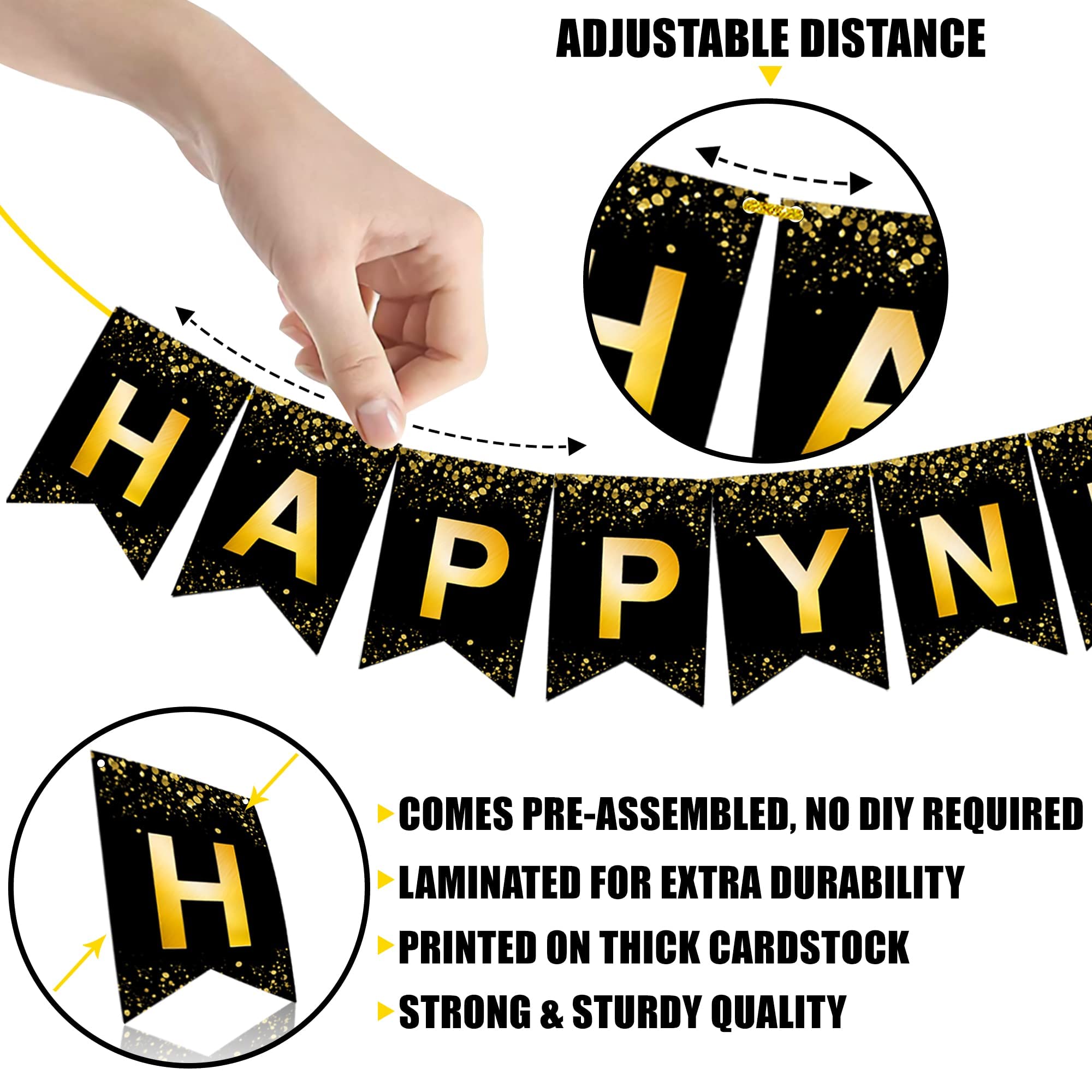 KatchOn hang-ready NYE banner simplifies installation and saves time.
