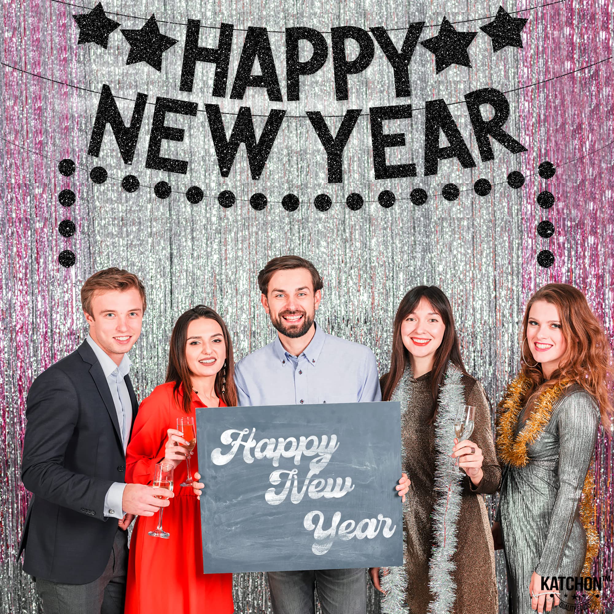 KatchOn hanging-ready Nye banner saves time with easy installation