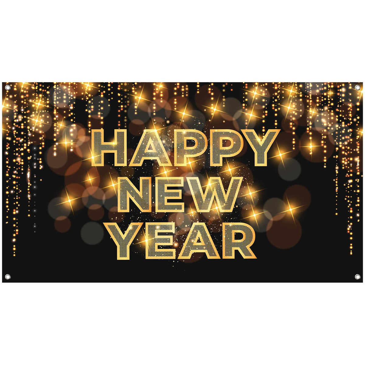 KatchOn Happy New Year banner 72x44 front view for bold NYE photos