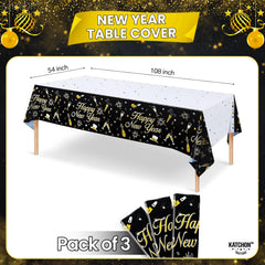 KatchOn tablecloth, waterproof and tear-resistant, ideal for spills and festive dining.