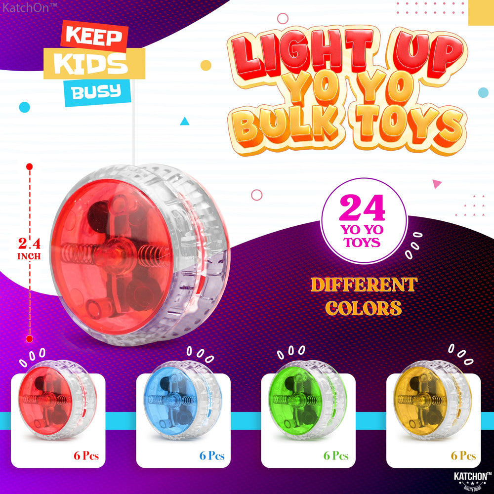 KatchOn LED yoyo with bright spin flash perfect for classroom prizes
