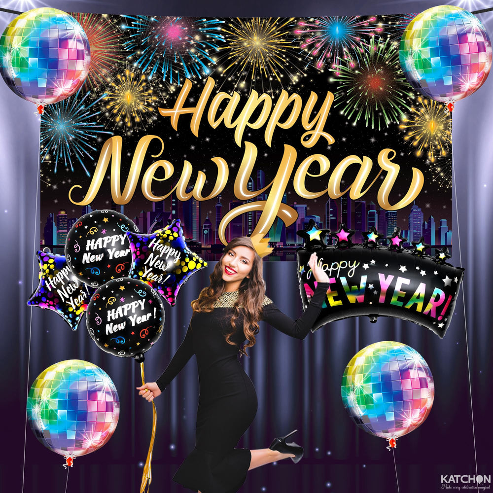 KatchOn New Year balloons 18-inch add celebratory pops of color