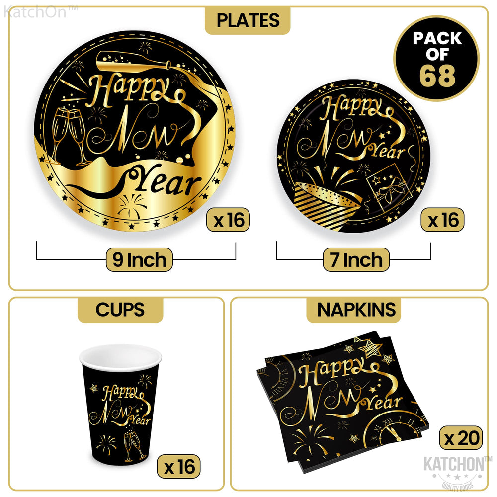 KatchOn New Years Eve napkins 20-count soft and absorbent