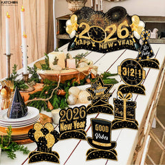 KatchOn New Year’s decorative centerpiece ready for 2026 table setup