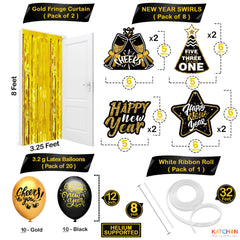 KatchOn New Year's swirls create movement and festive texture.