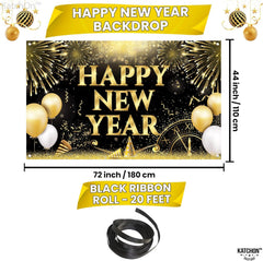 KatchOn NYE banner ready to hang for quick party setup.