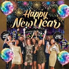 KatchOn party-decoration-kit-display showcases a complete NYE kit in one view