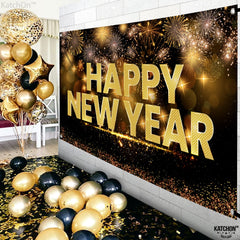 KatchOn reusable fabric NYE banner designed for multiple celebrations.