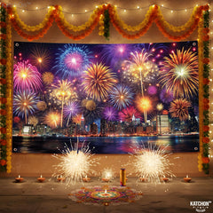 KatchOn reusable NYE backdrop, versatile for photo booths and walls.