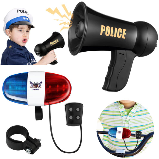 Kathfly police light on bike for brighter night visibility