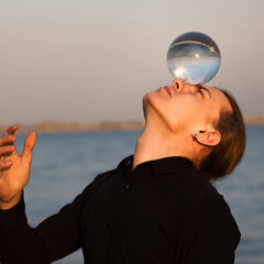 Kathfly stage-ready performance ball adds flair to routines.