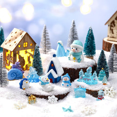 Kathfly winter miniature snowflake figure for delicate accents in festive displays.