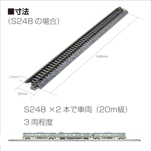 KATO N-gauge electric point 6 left compact installation fits tight tracks