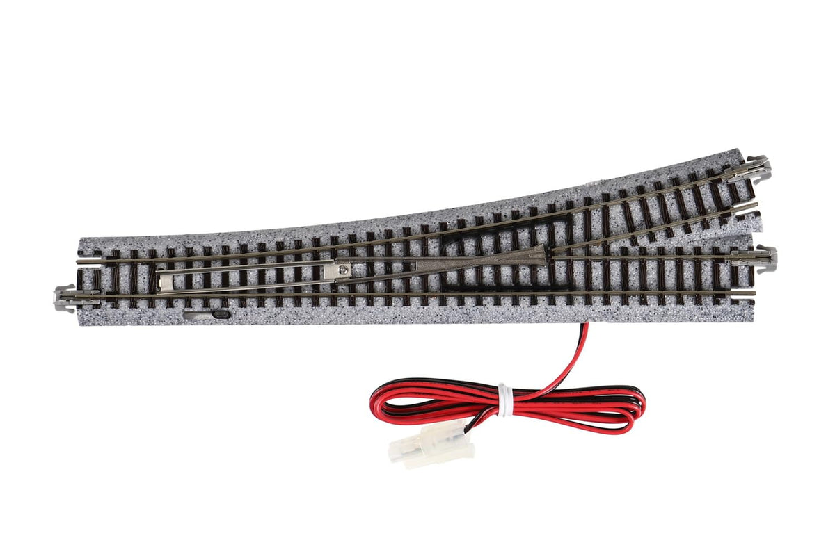 KATO N-gauge electric point 6 left front view large-radius curve for smooth high-speed passes