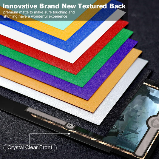 Katomula MTG sleeves feature a textured matte back for grip and opacity