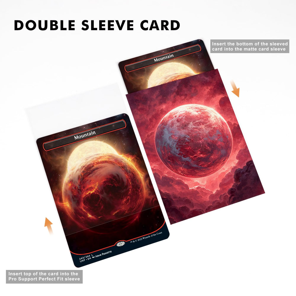 Katomula 64x89mm small-card sleeves for double-sleeve setups.
