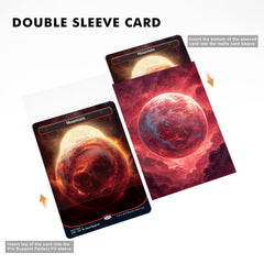Katomula 64x89mm small-card sleeves for double-sleeve setups.
