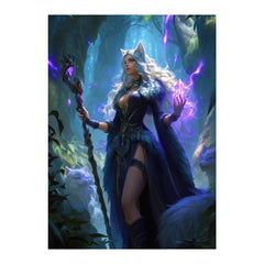 Katomula Cat Warlock sleeves pack, front view for card storage and protection.