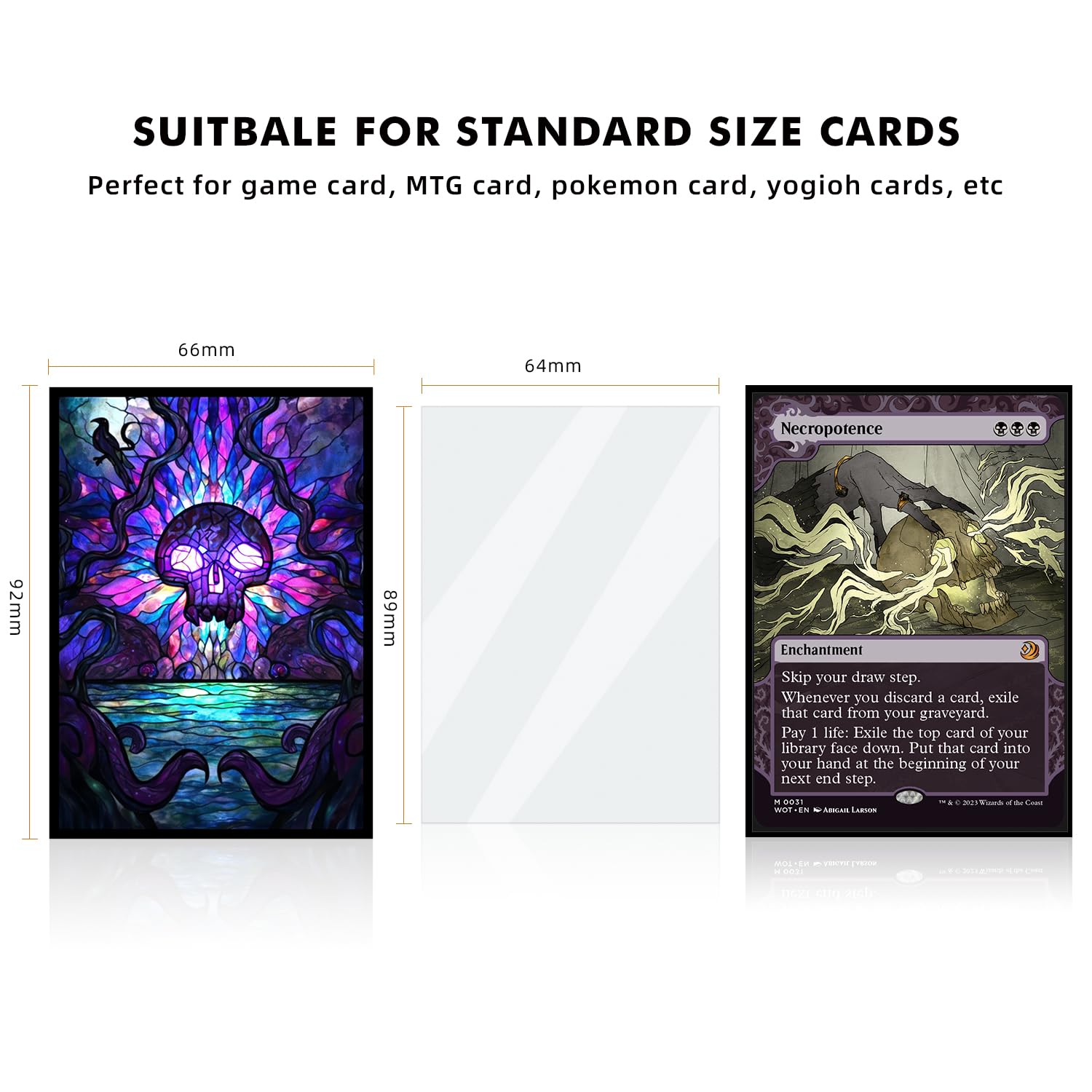 Katomula double-sleeve system enhances card durability during play.