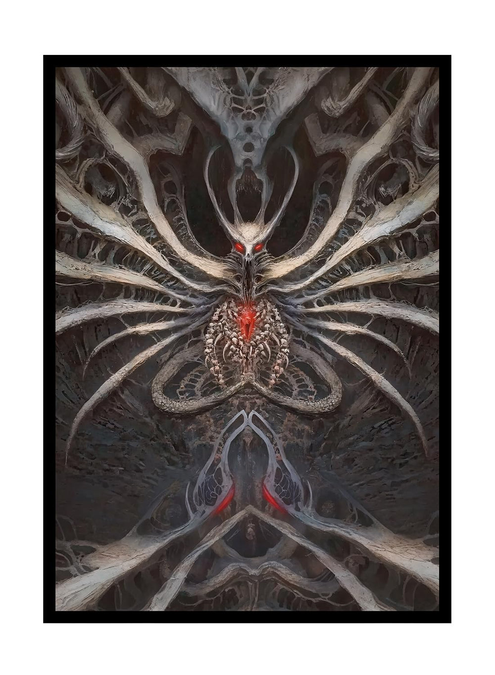 Katomula Duskmourn art sleeves 66x92mm protect standard cards with smooth shuffle.