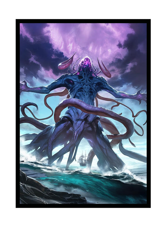 Katomula Eldrazi sleeve with textured back for a premium shuffle grip