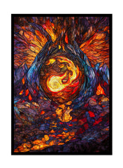 Katomula Mountain art sleeve pack front view for standard cards.