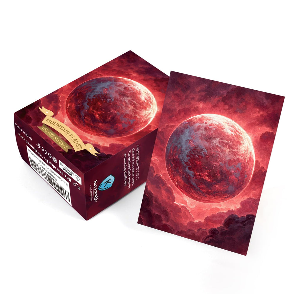 Katomula Mountain Planet design blends aesthetics with card protection.