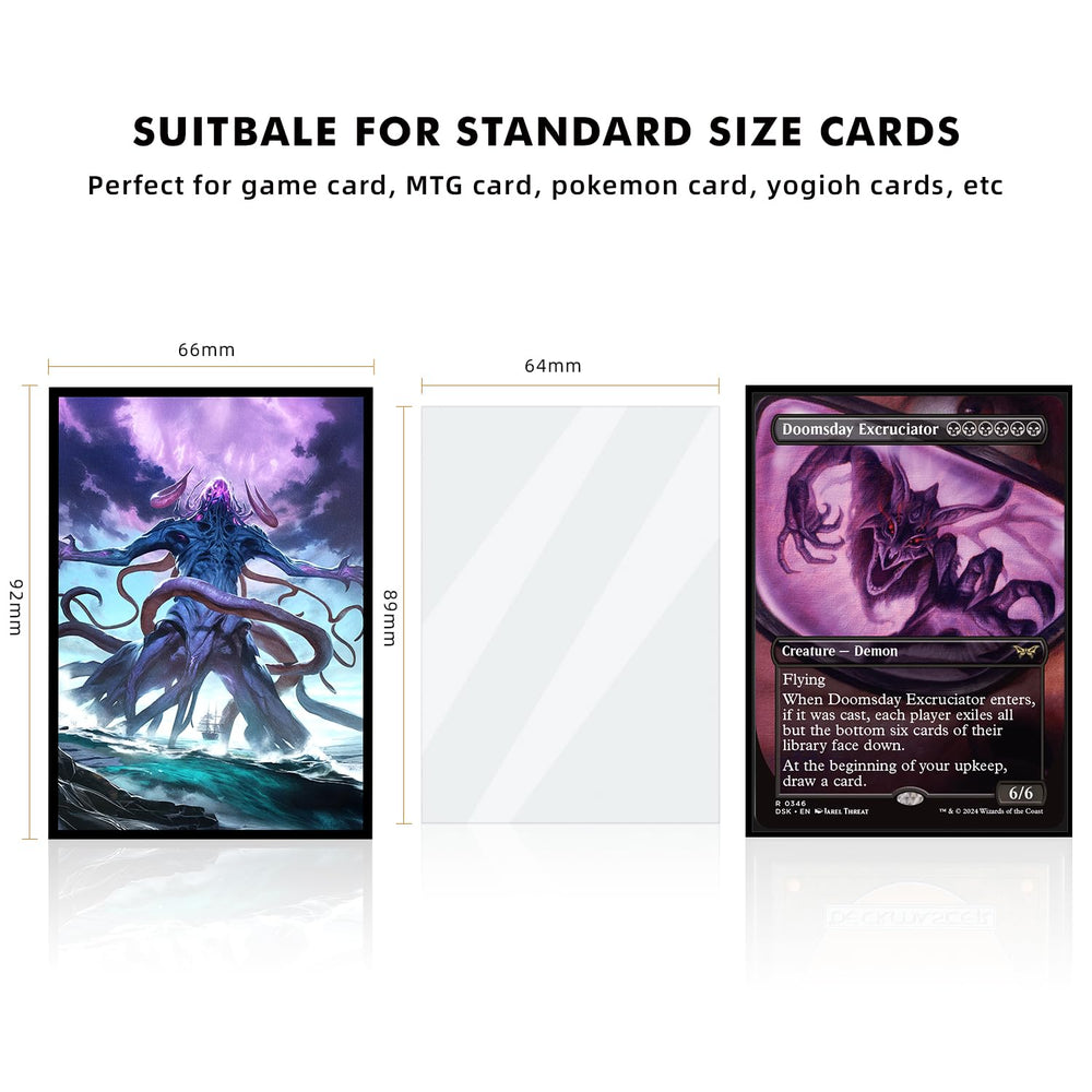 Ultra-clear outer sleeves showcase Eldrazi art while reducing glare