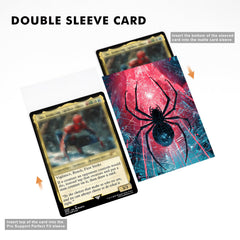 Katomula Spider sleeves 64x89mm fit small cards for double sleeving
