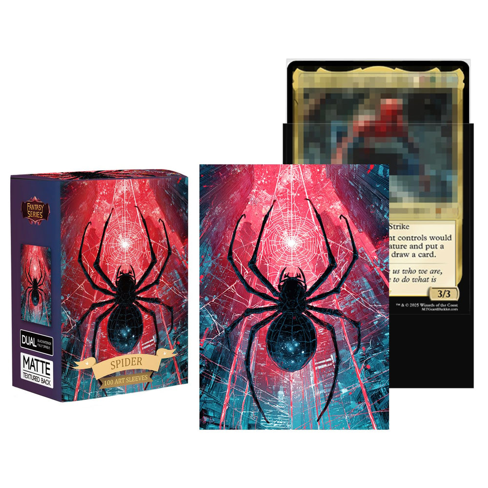 Katomula Spider sleeves double-layer system guards cards during shuffles