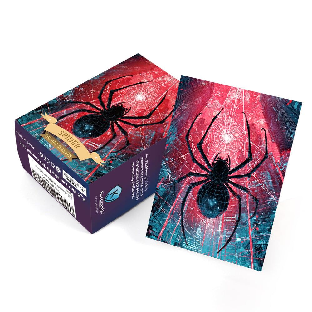Katomula Spider sleeves back matte texture reduces glare during play