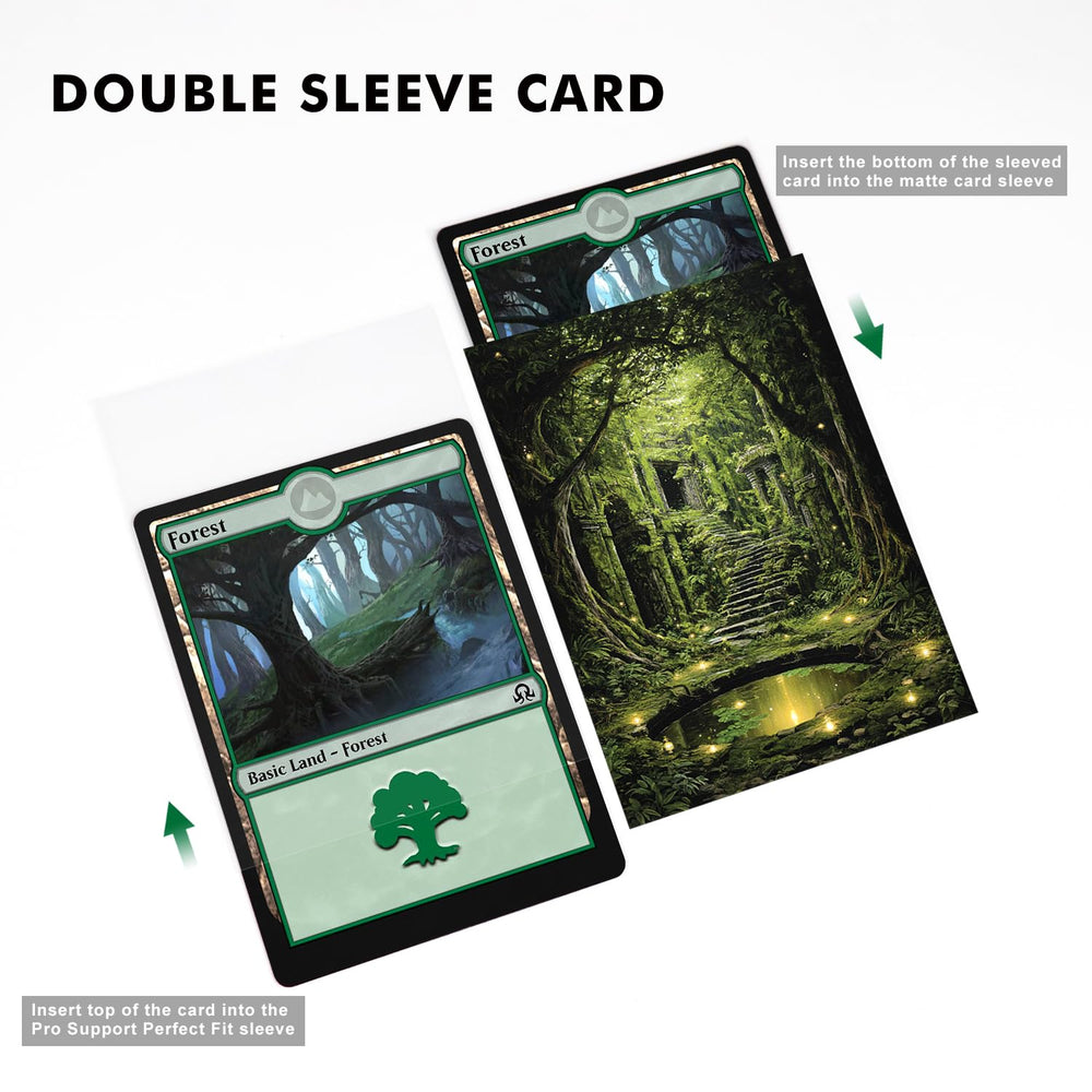 Katomula standard size 66x92mm sleeves fit MTG cards securely