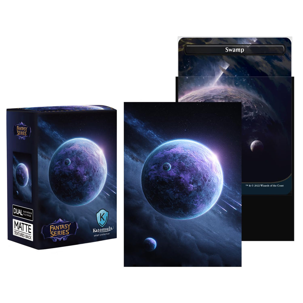 Katomula Swamp Planet back-texture finish reduces glare during play