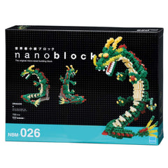 KAWADA Nanoblock Dragon Renewal close-up of 700 micro bricks