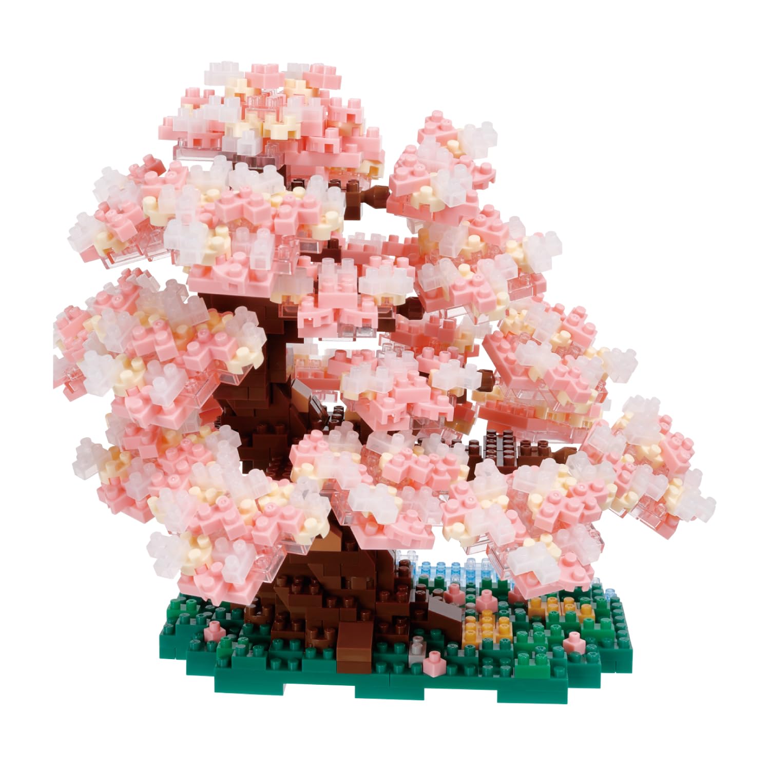 KAWADA Nanoblock Yoshino Cherry box image shows licensing label and authenticity