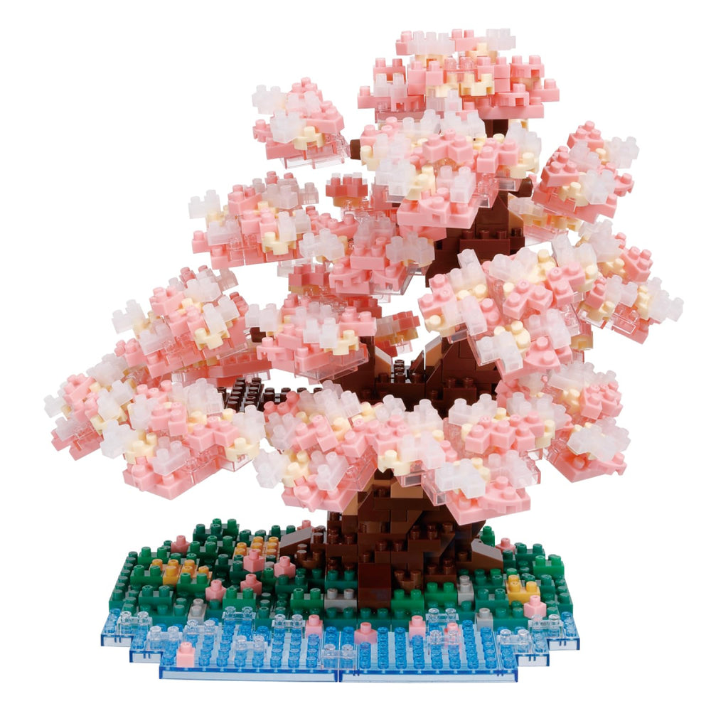 KAWADA Nanoblock Yoshino Cherry stands at 5.11 inches for compact display
