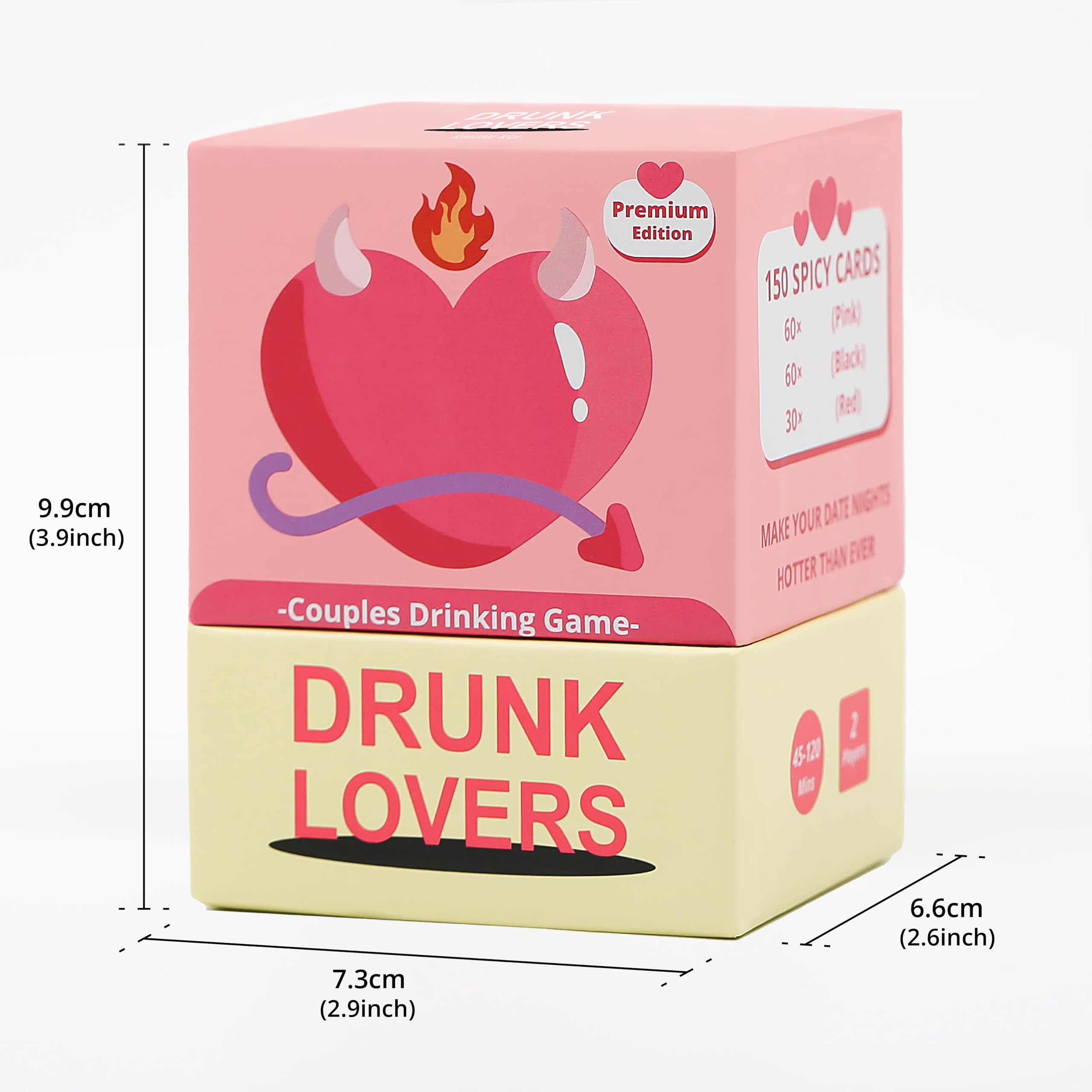 Kawaii Koi Drunk Lovers Premium Edition couple smiling during game night