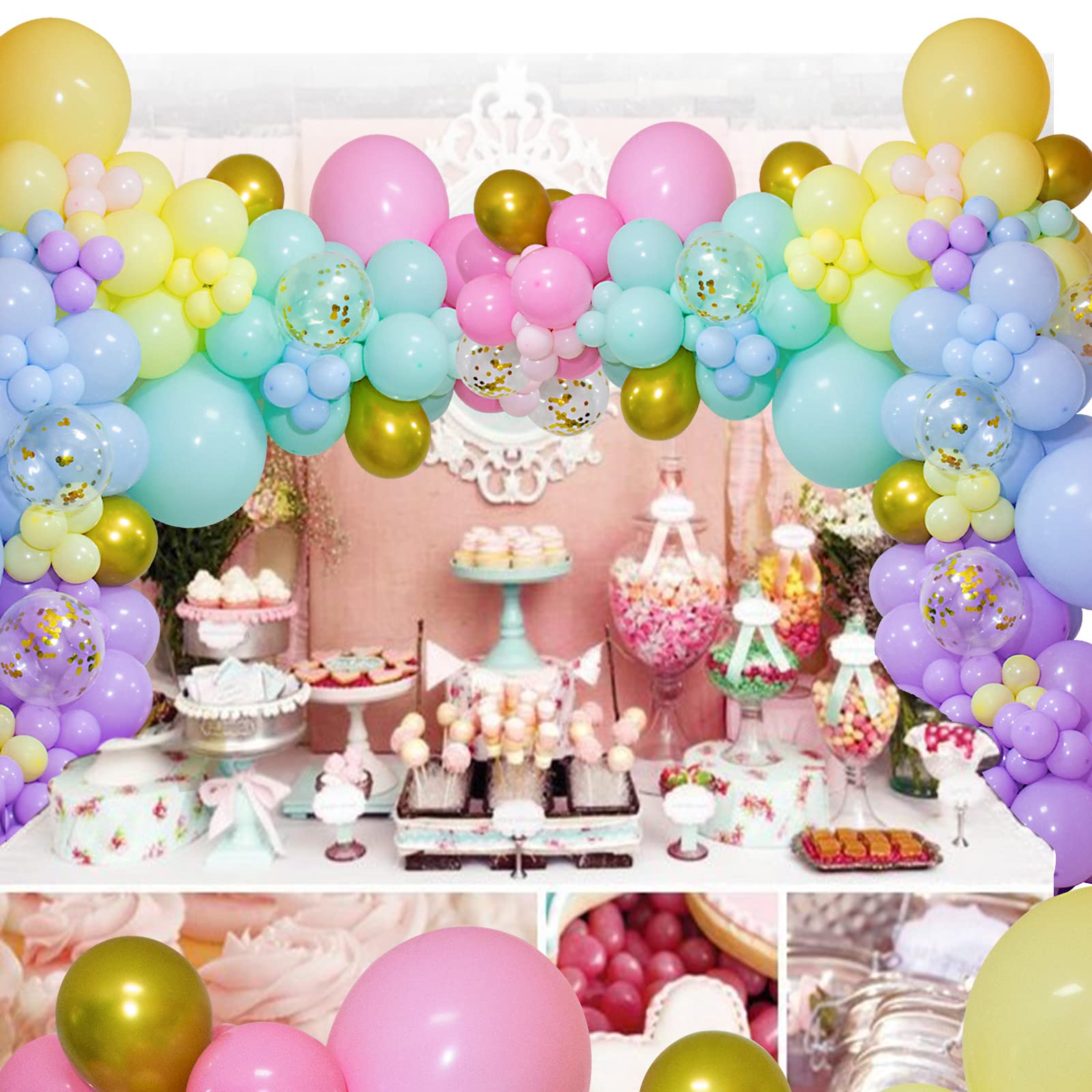 KAWKALSH latex balloons suitable for air or helium use.