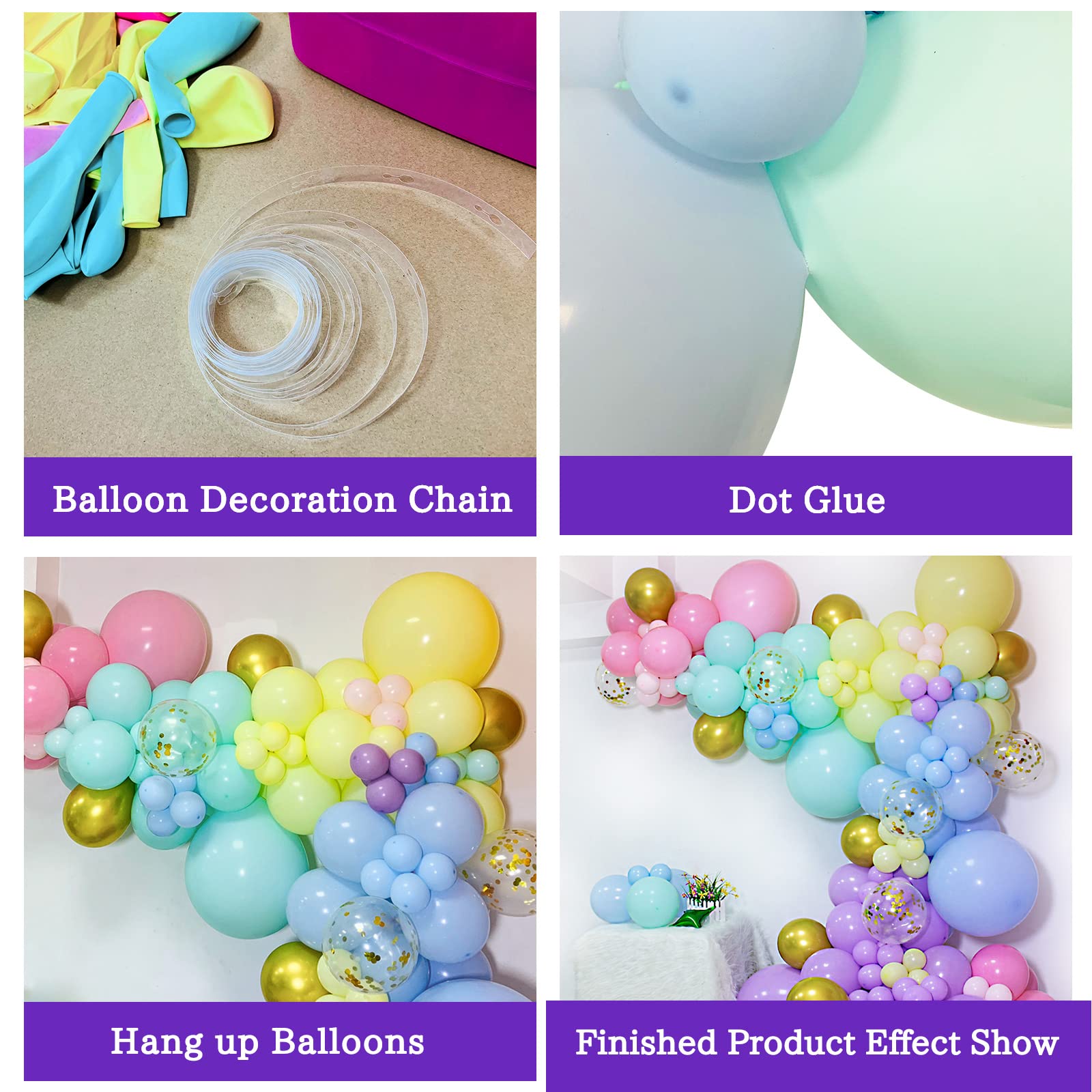 KAWKALSH gold confetti balloons add sparkle to celebrations.