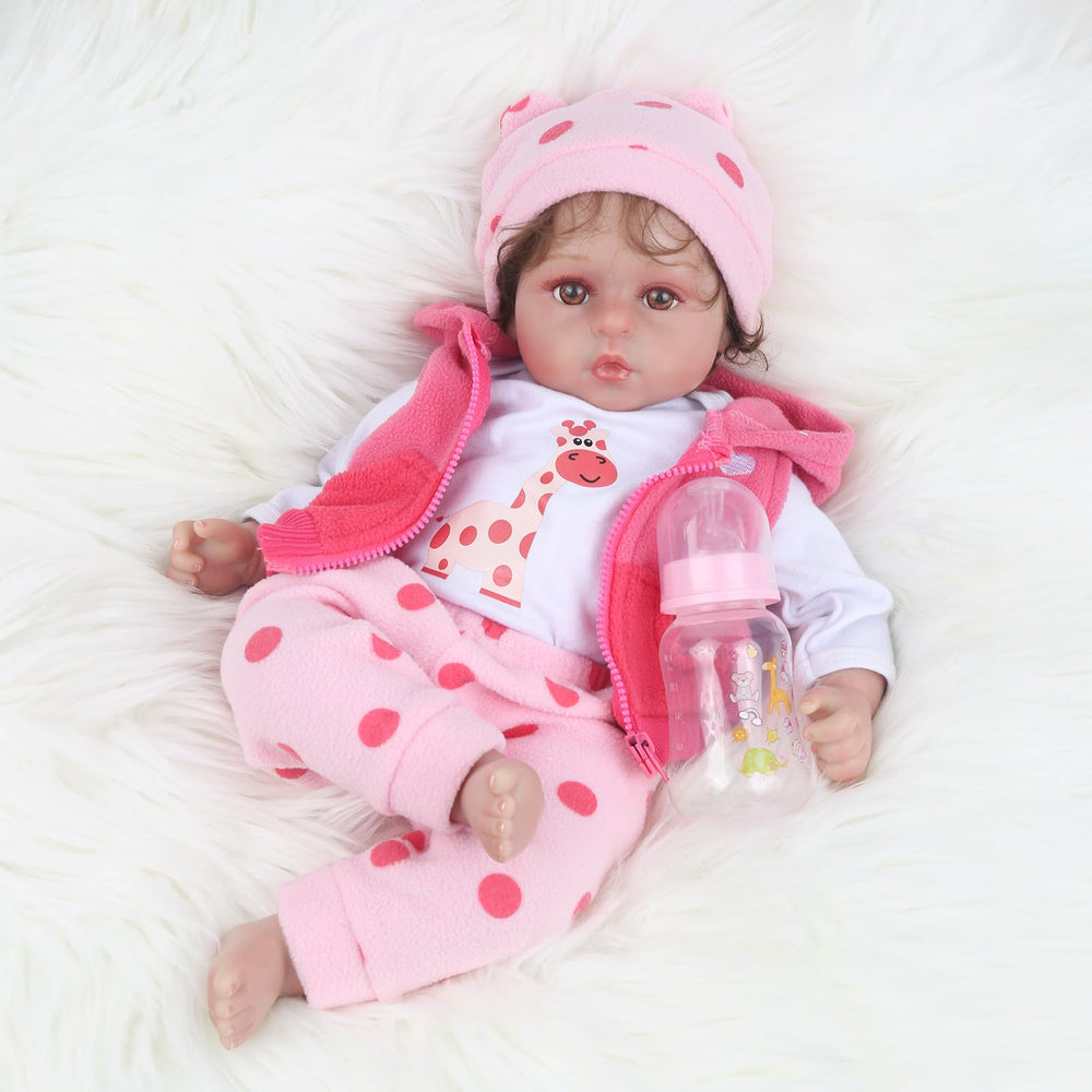 Kaydora Reborn 18-inch doll hands in motion for poseable play