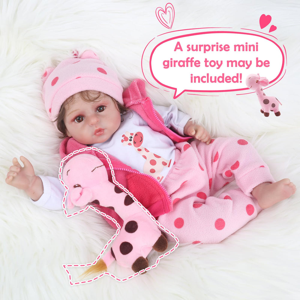 Kaydora Reborn 18-inch doll in soft clothes for cuddly play