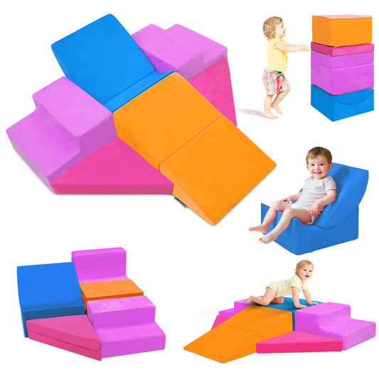 Kayfia toddler climbing blocks colors assembled for imaginative indoor play