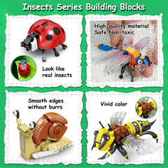KAZI Ideas Insect Collection ant model supports teamwork themes during collaborative play