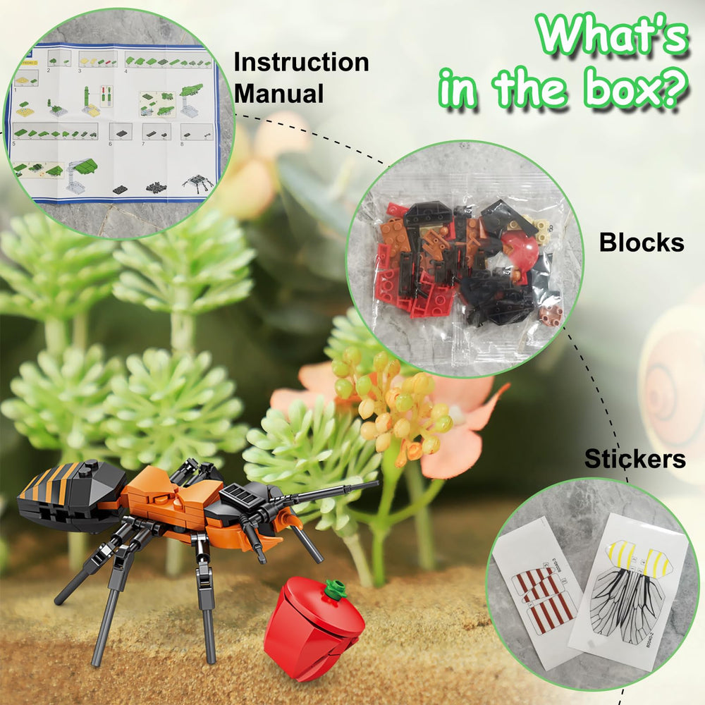 KAZI Ideas Insect Collection firefly model glows in imagination for night time storytelling