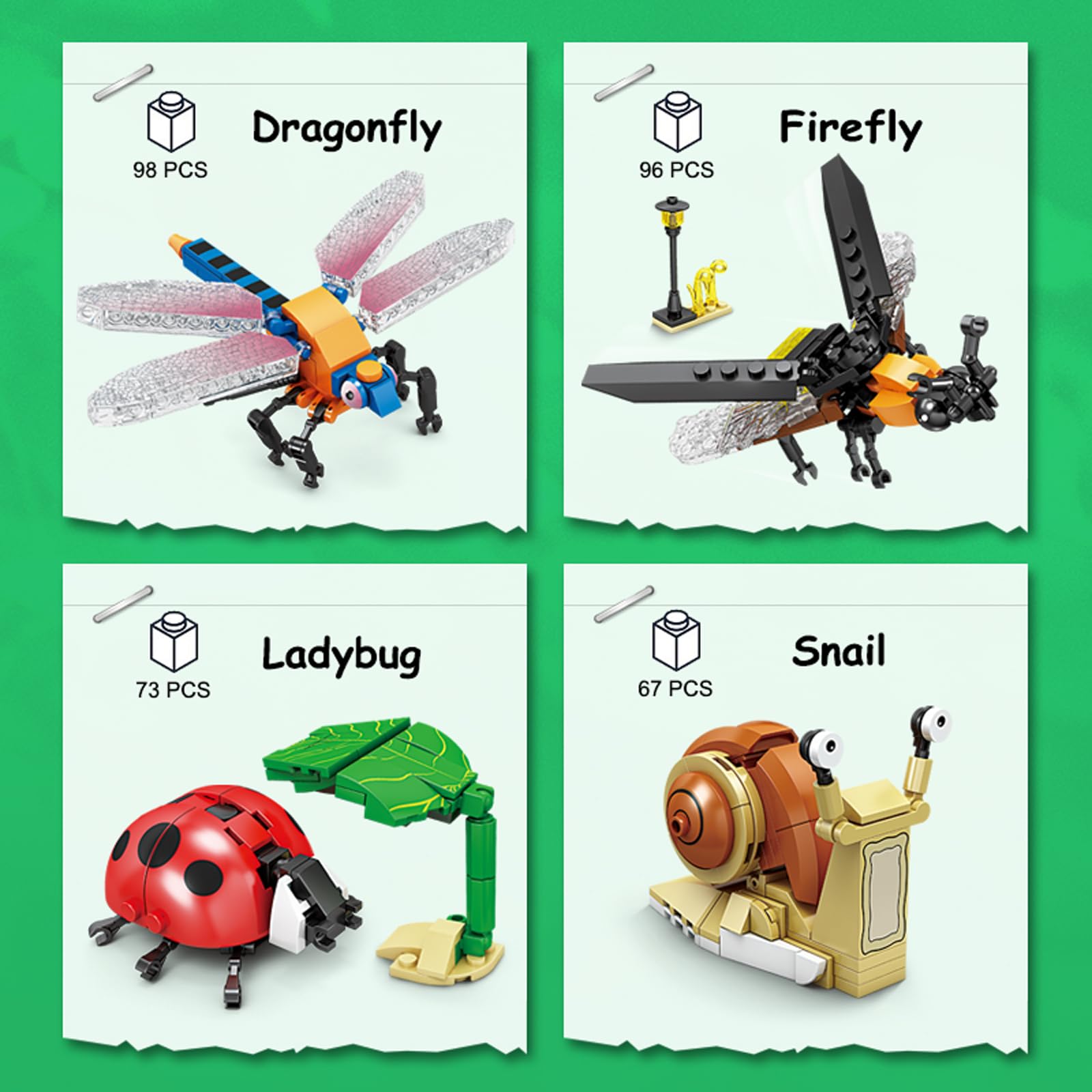 KAZI Ideas Insect Collection praying mantis model ideal for hands-on STEM exploration