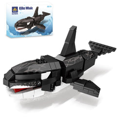 KAZI Orca building blocks deep-sea orca model for imaginative play