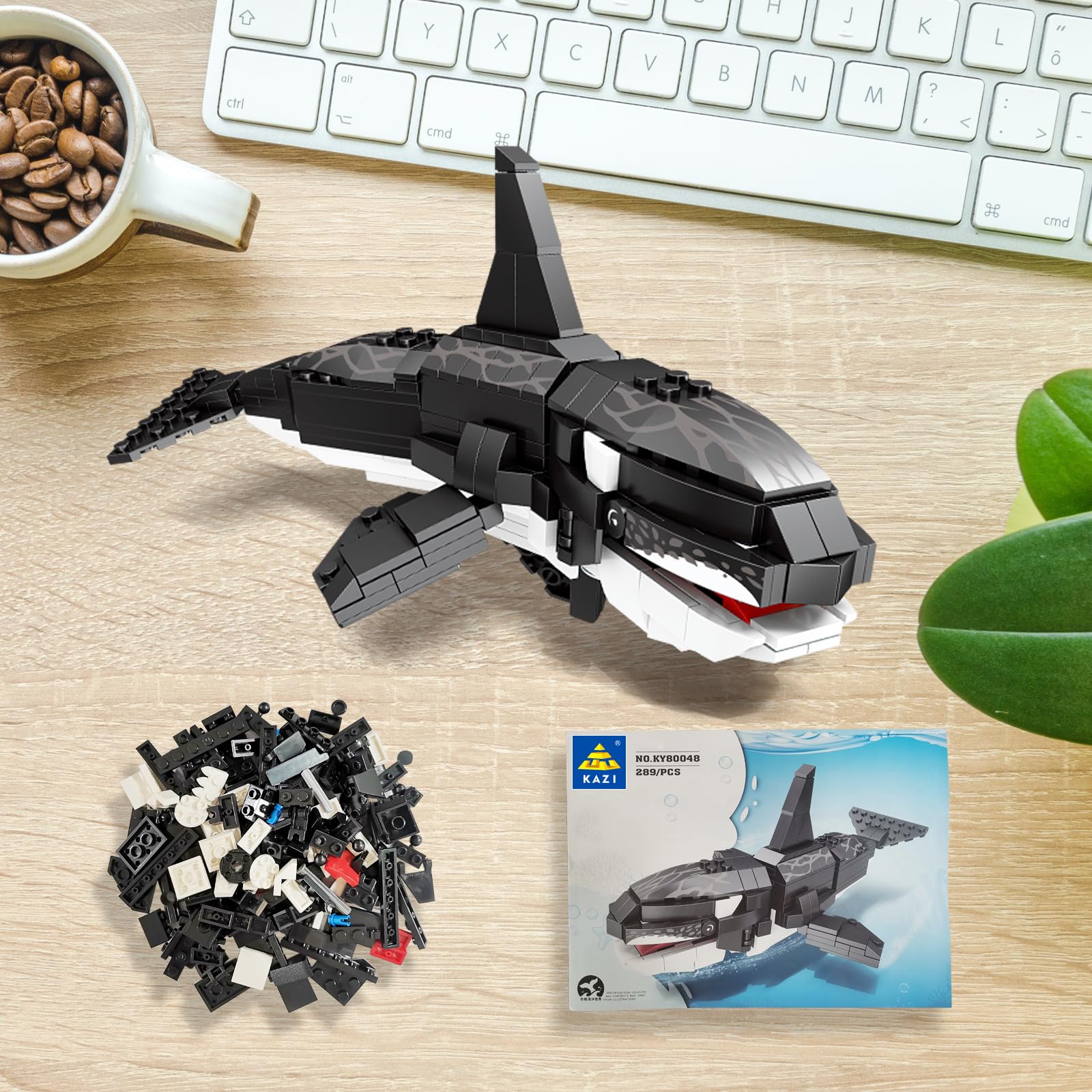 Gift-ready option for birthdays and parties with KAZI Orca sets