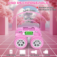 Kazswitle pink RC car DIY sticker pack for personalized styling