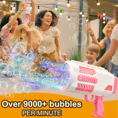 KB KAIBO bubble gun size 10.9 inches shown for kid-friendly handling.